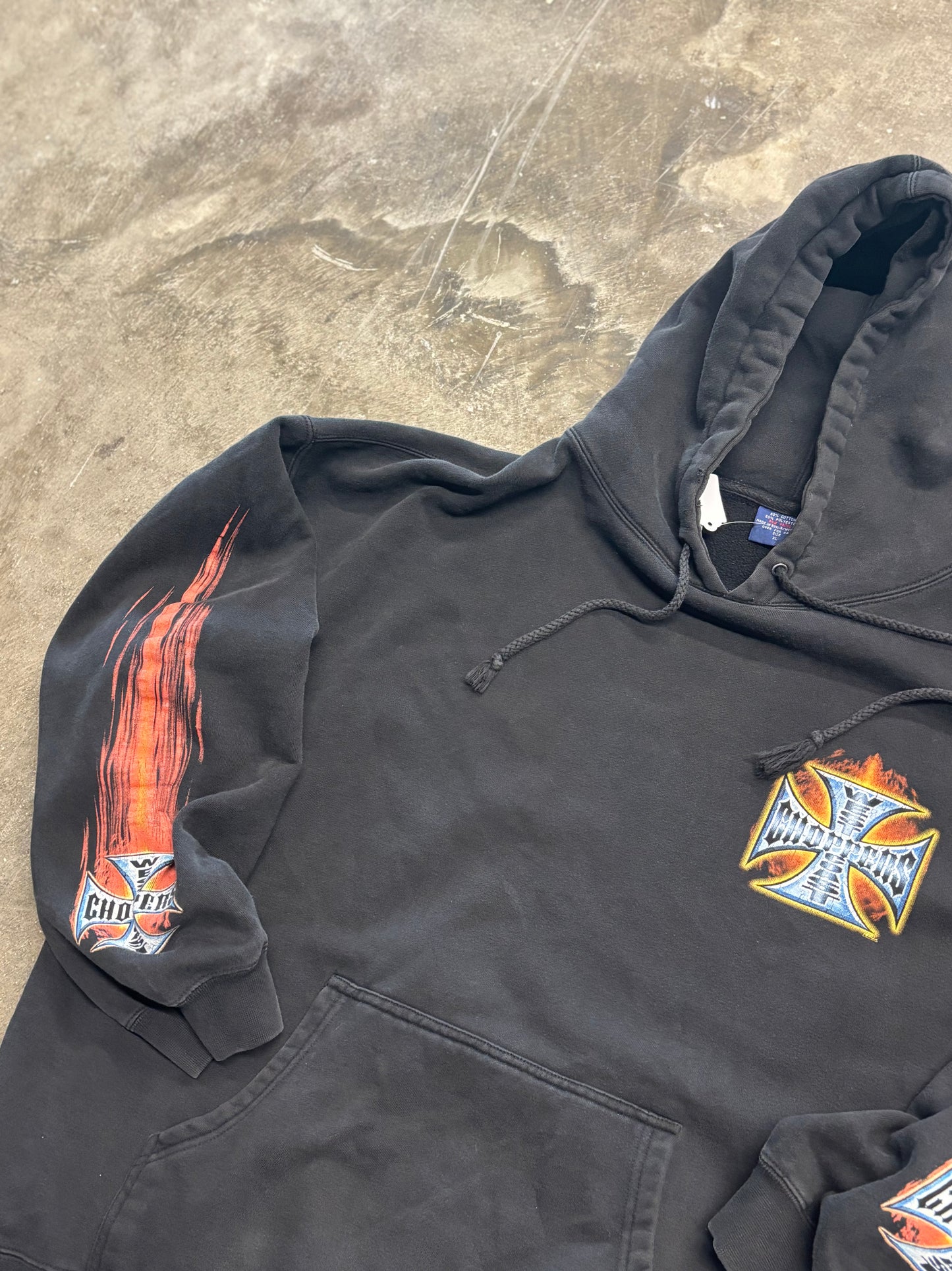 Vintage West Coast Choppers hoodie size extra large
