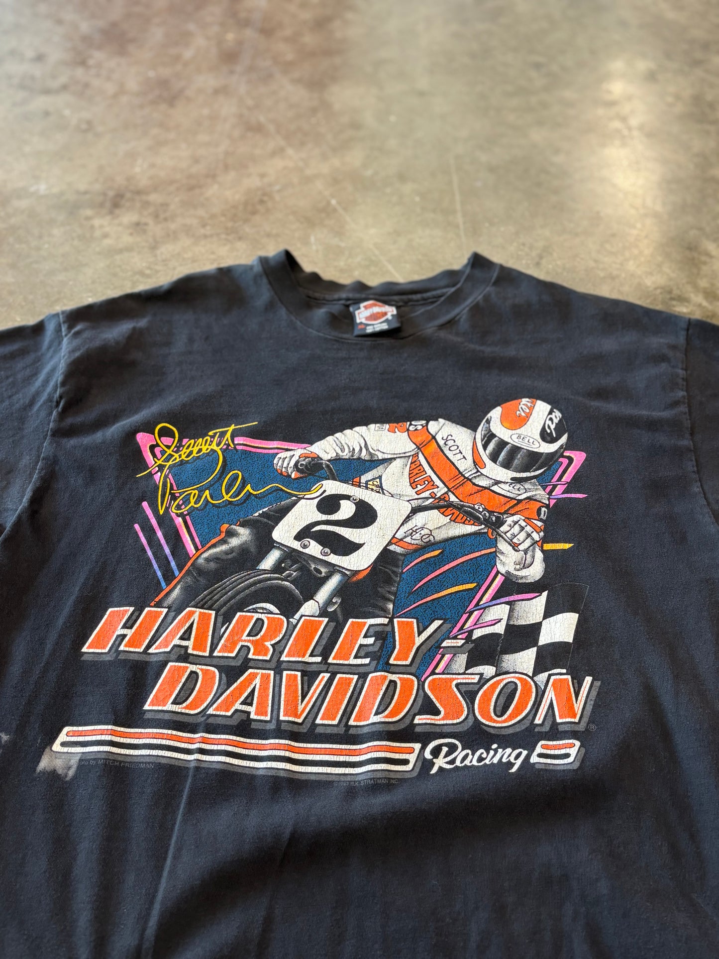 Vintage Harley Moto shirt size xxl