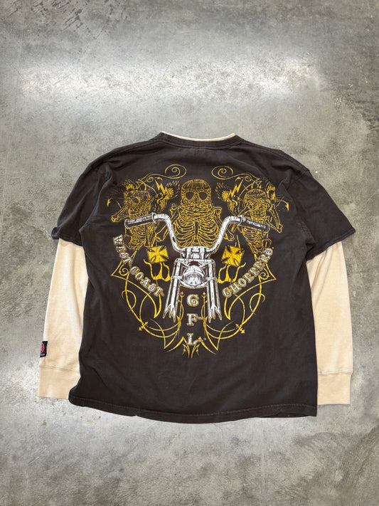 Vintage West Coast Choppers Thermal long sleeve size extra large