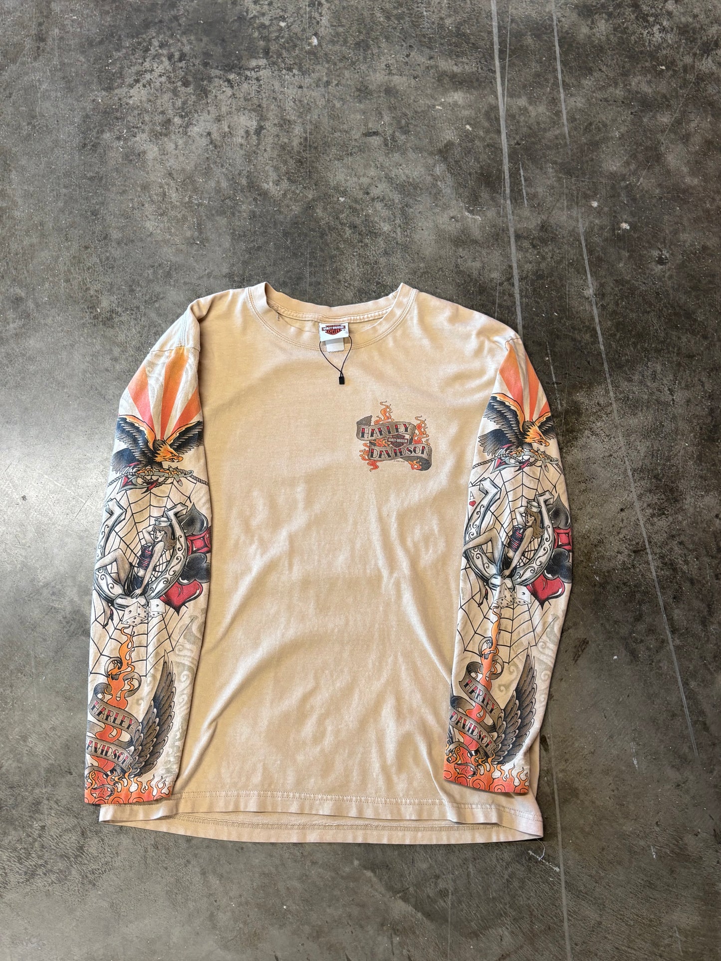 Harley Davidson Tattoo long sleeve size large