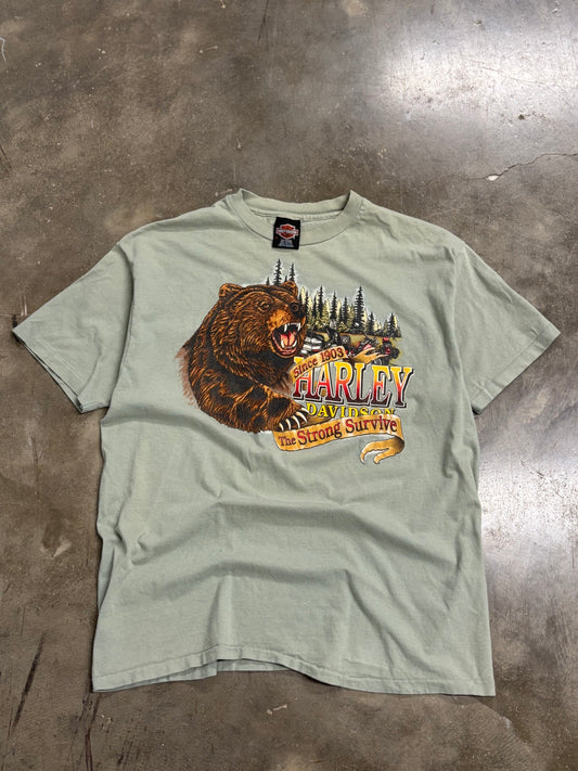 Vintage Harley Davidson the strong survive shirt size XL