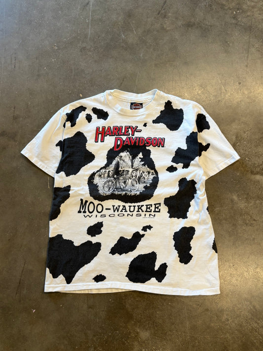Vintage Harley Davidson Moowaukee shirt size large