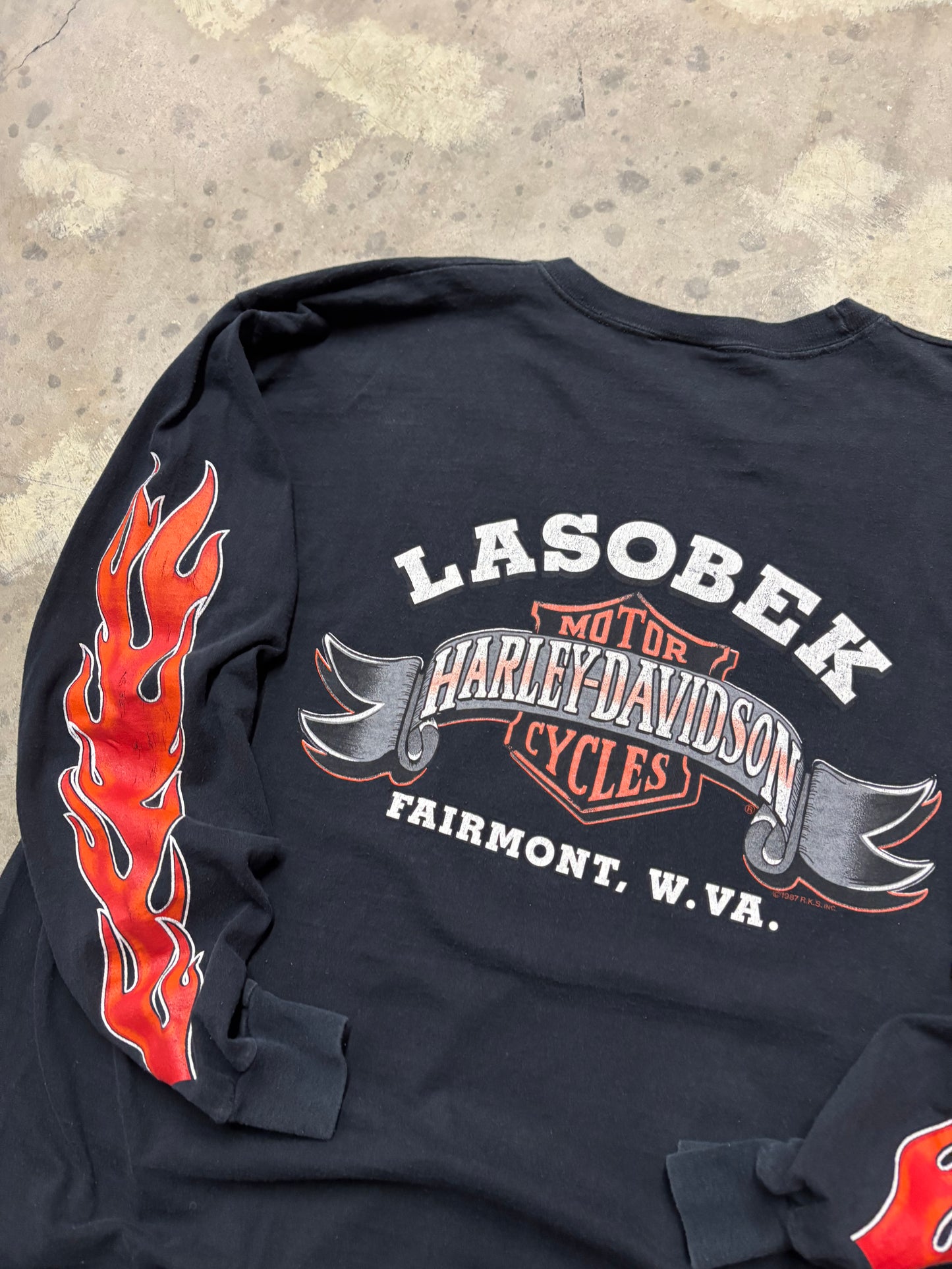 Vintage Harley Davidson Untamed Tiger long sleeve shirt size xxl