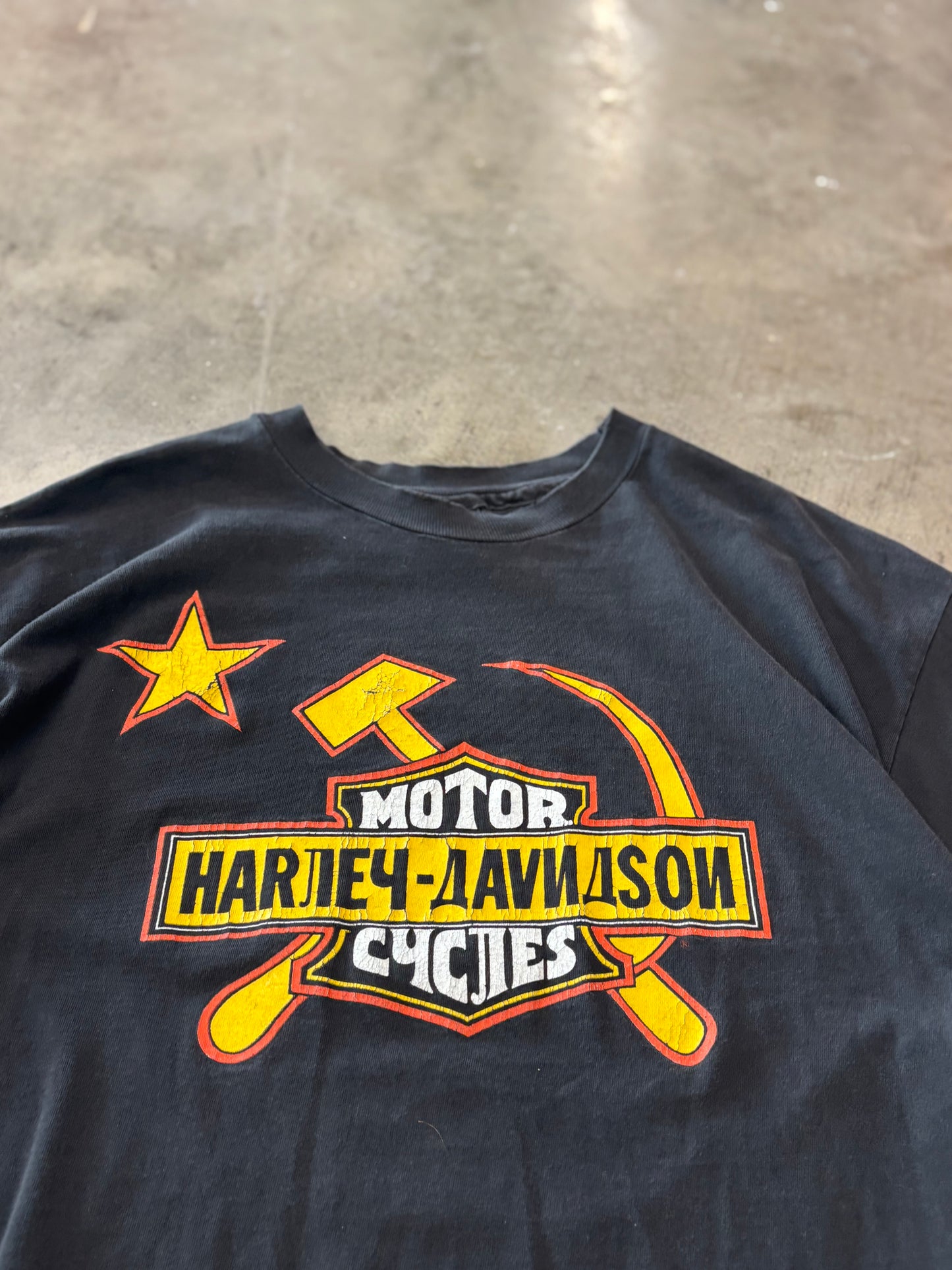 Vintage Harley Russia shirt size extra large