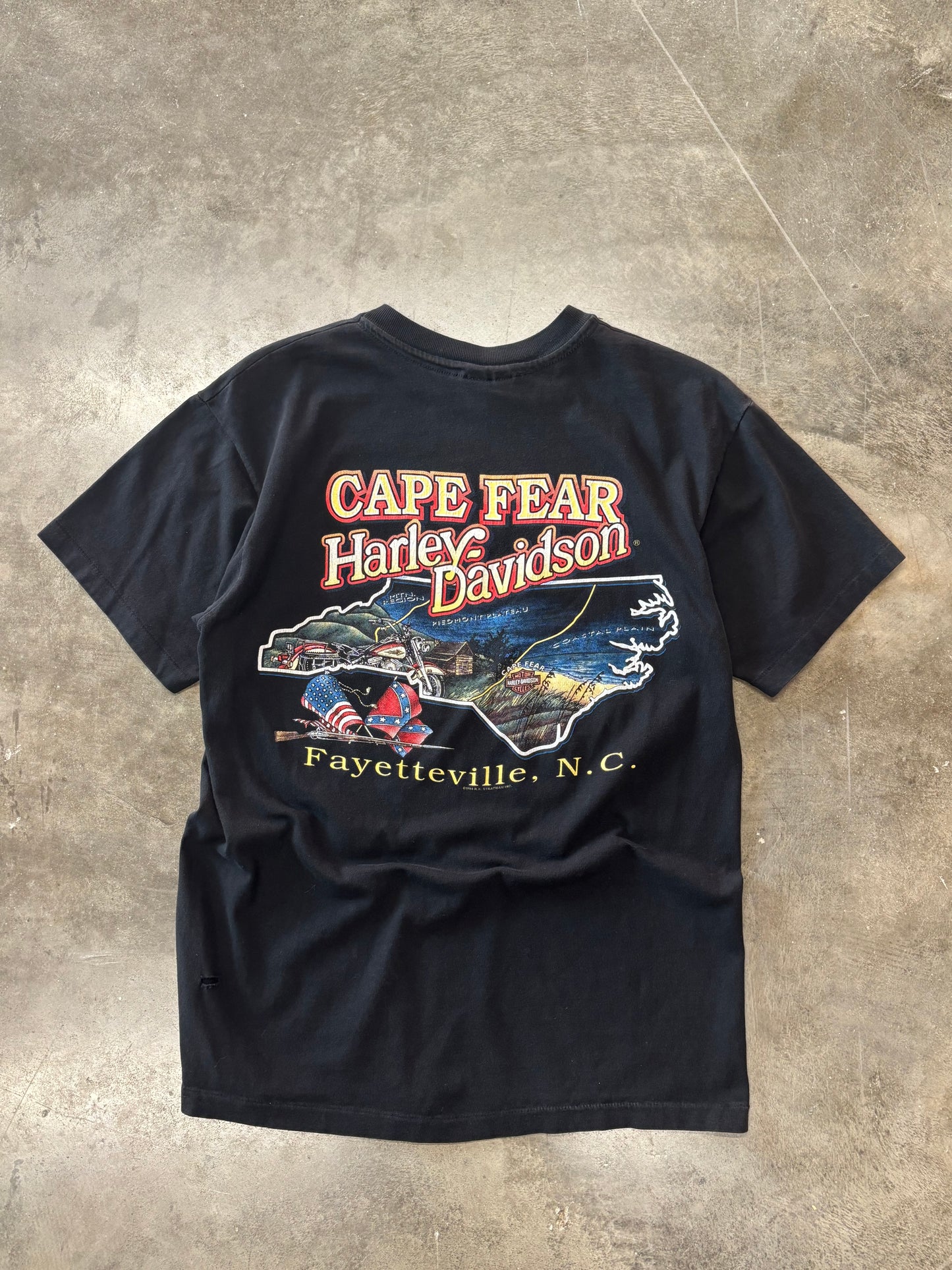 Vintage Harley Davidson Untamed Tiger shirt size medium