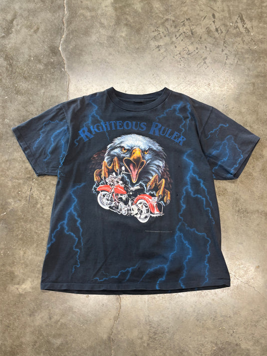 3D emblem vintage righteous ruler shirt size xl