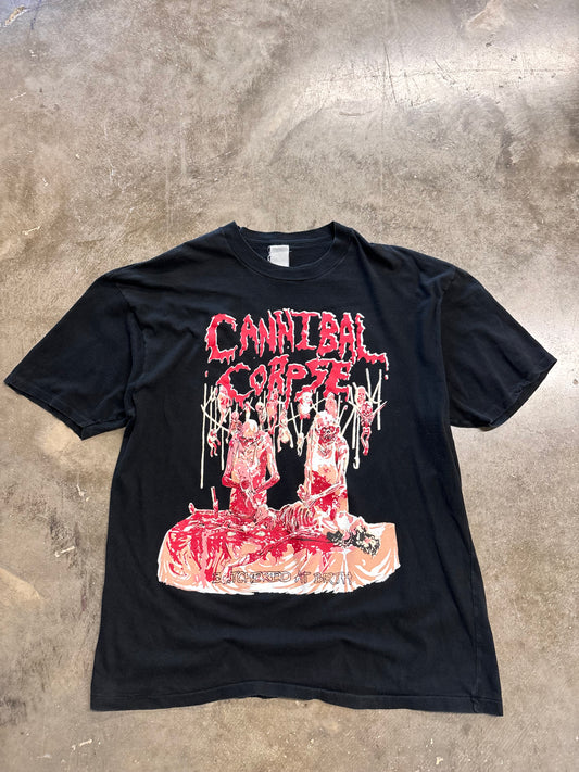 Vintage Cannibal Corpse Butchered birth shirt size xl 22 by 28