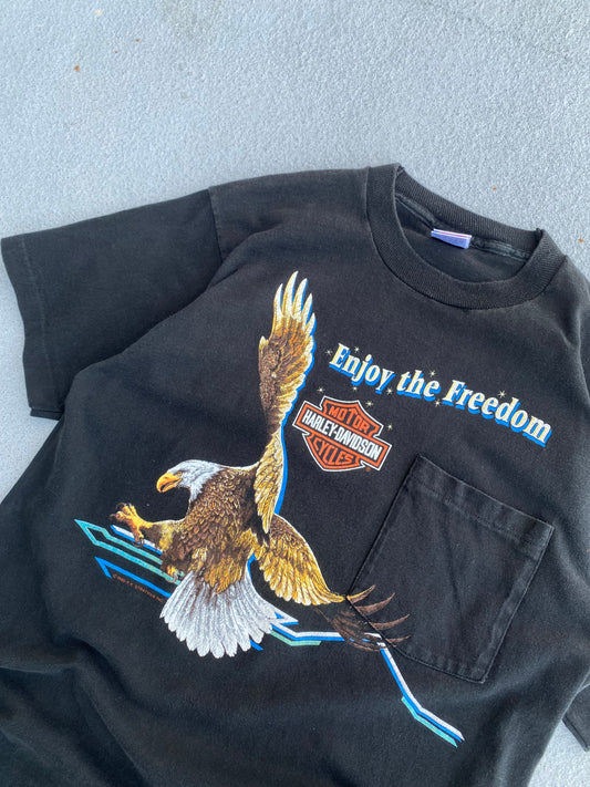 Vintage Harley Davidson Enjoy The freedom shirt size large