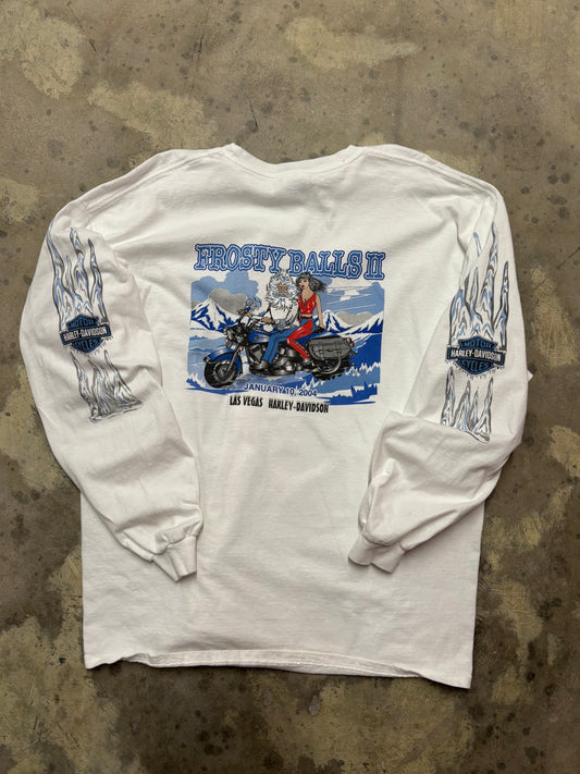 Vintage Harley Davidson Frosty balls shirt size xxl long sleeve