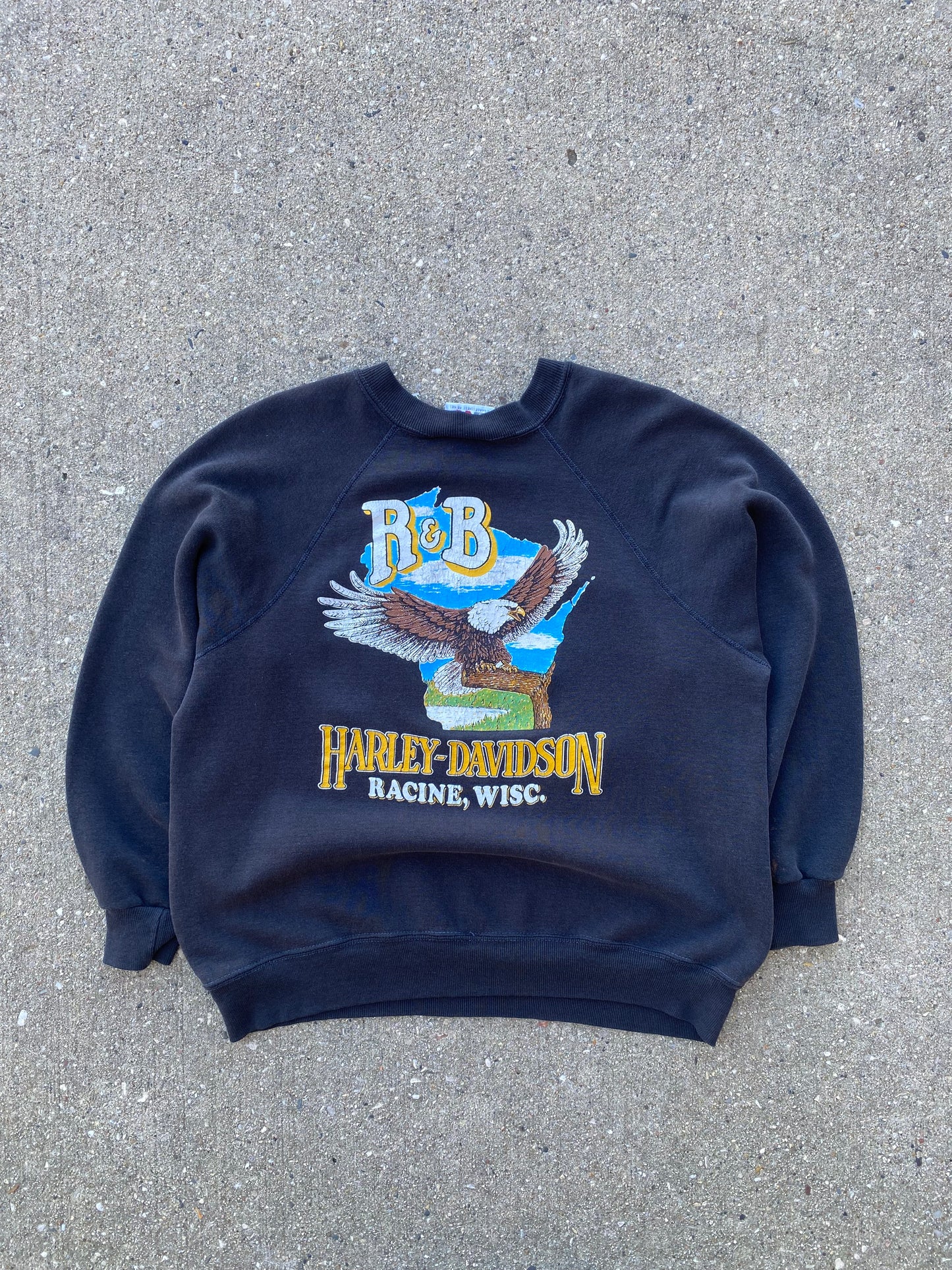 Vintage 80’s Harley Davidson Screaming Eagle sweatshirt size extra large