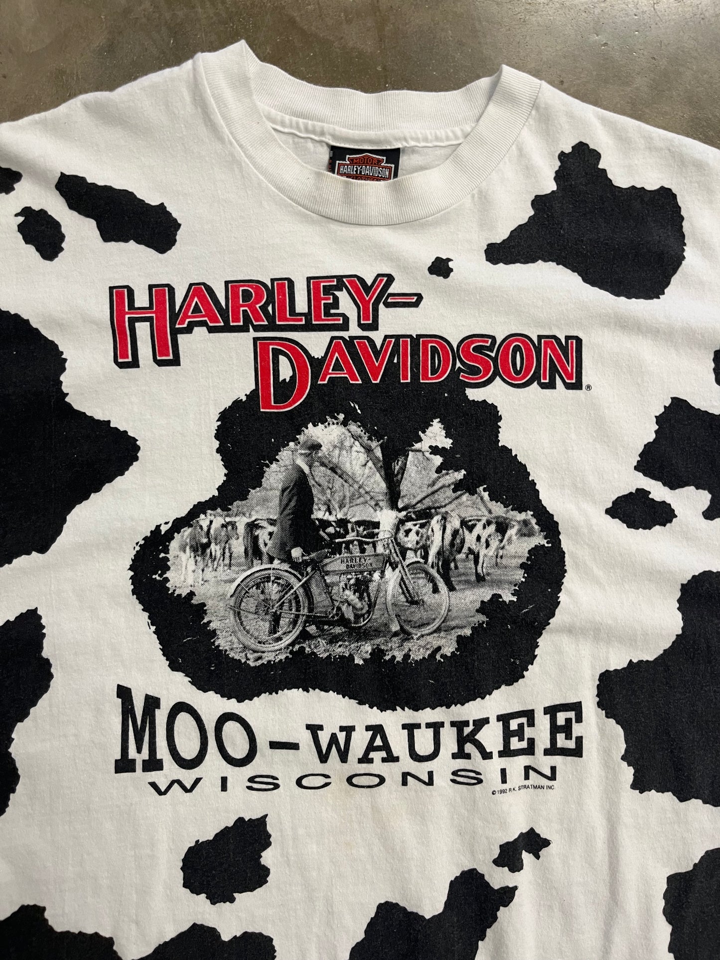 Vintage Harley Davidson Moowaukee shirt size XXL