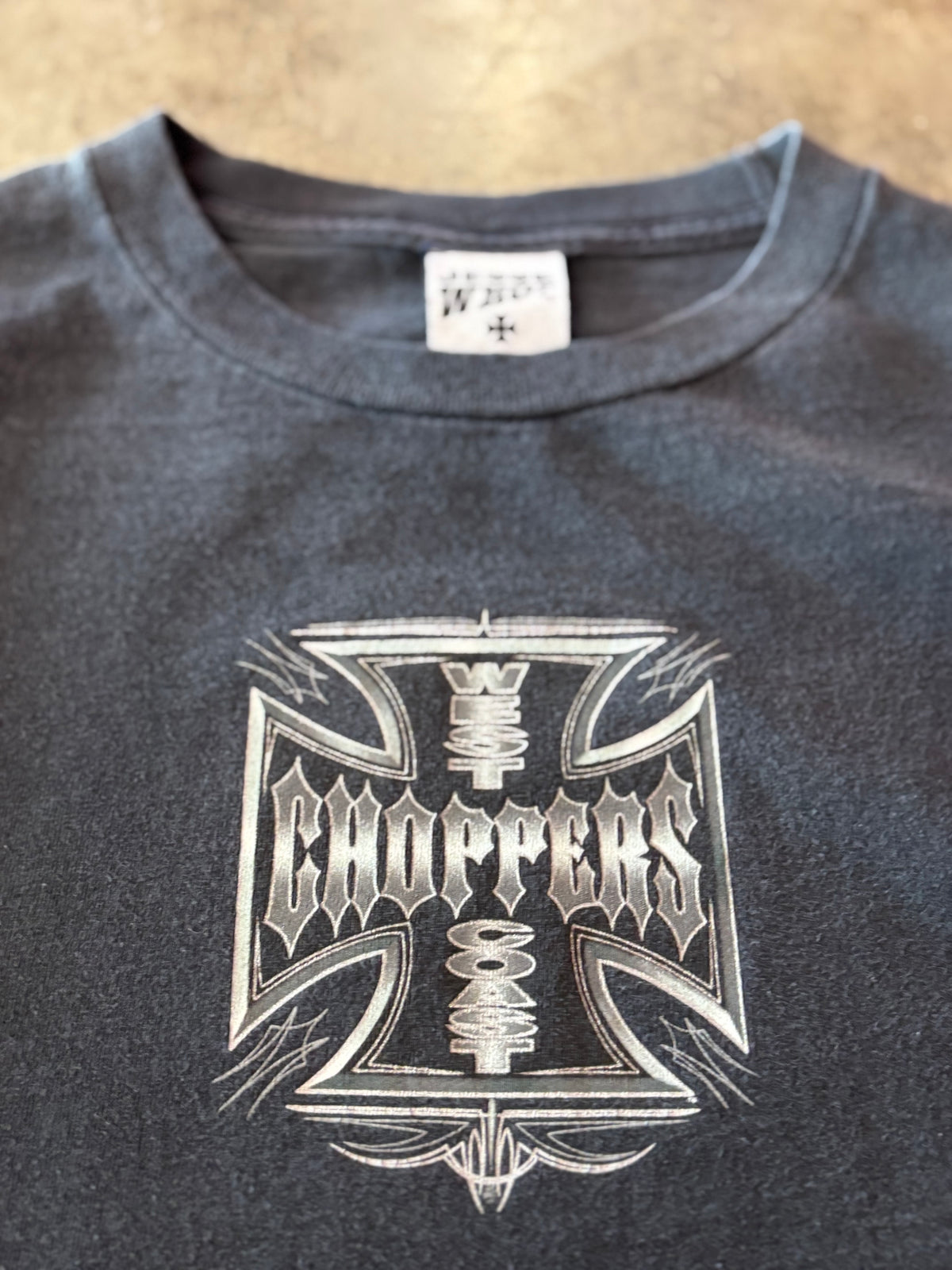 Vintage West Coast choppers chrome shirt large