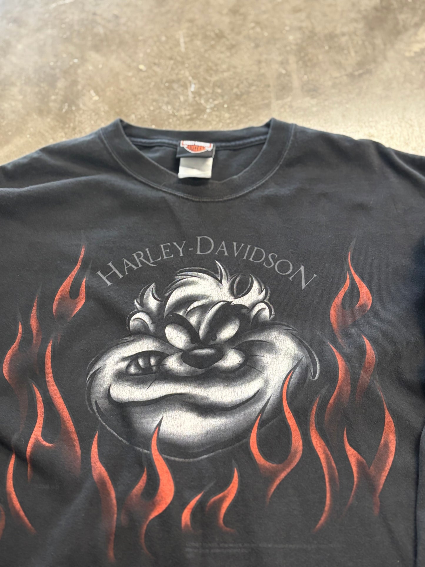 Vintage Taz Harley Davidson shirt size large