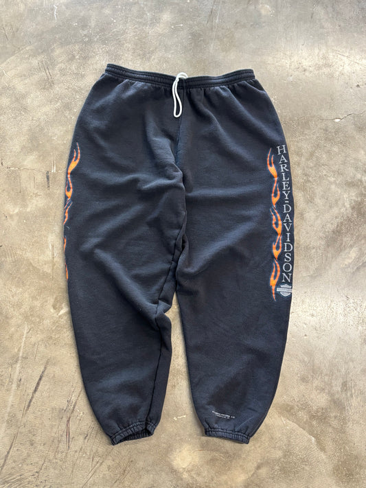 Vintage Harley Davidson flame sweats size xl