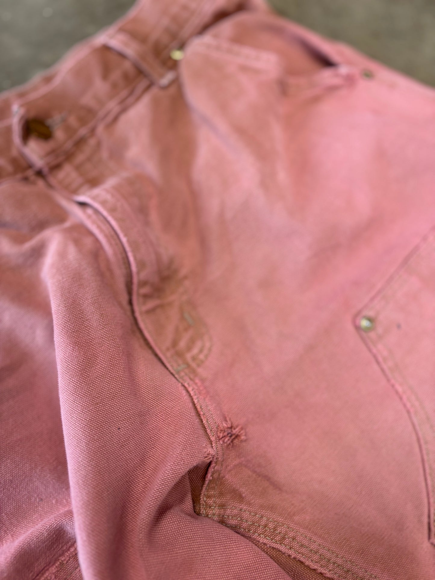 Pink Carhartt Double Knees