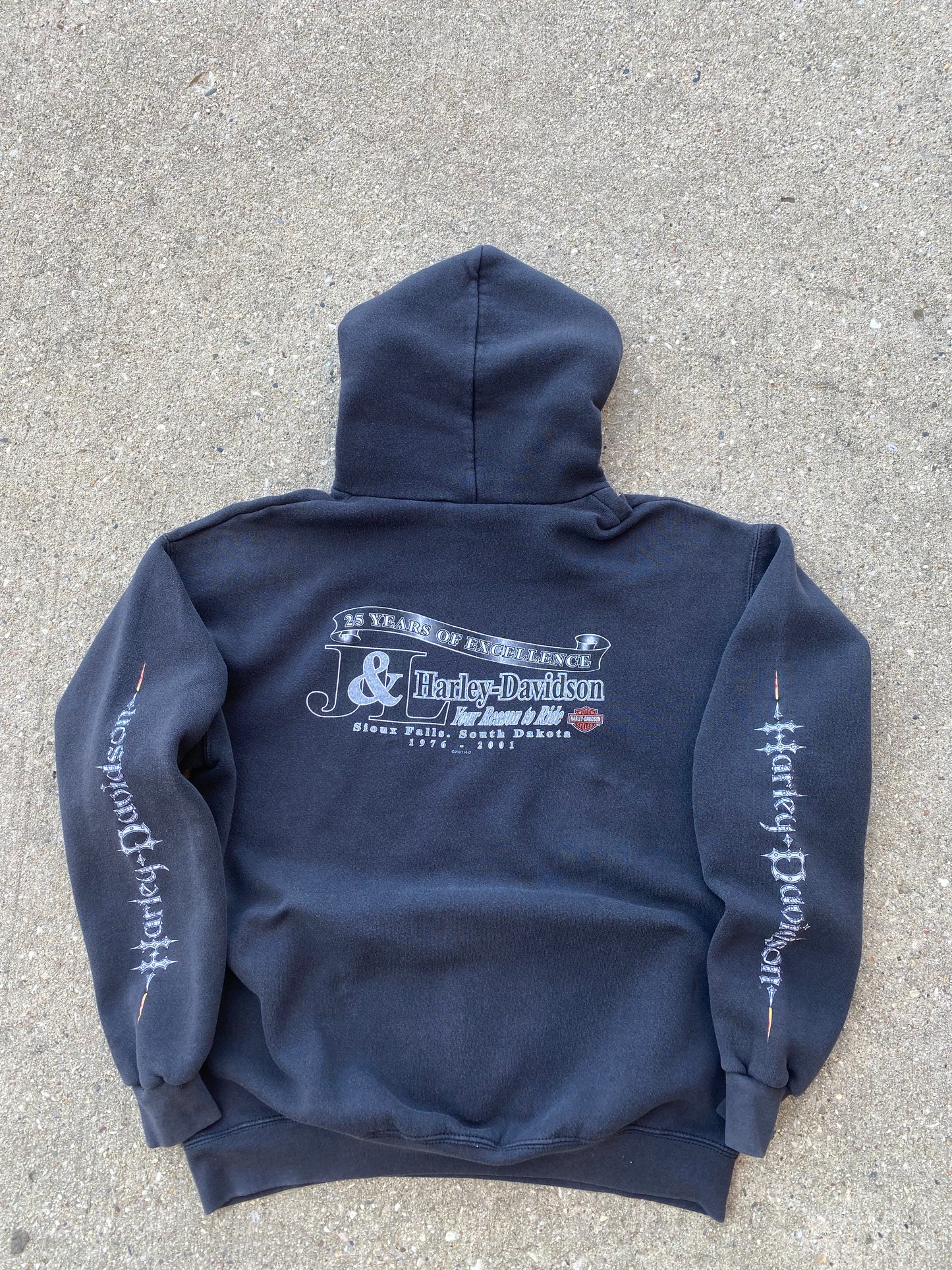 Vintage Harley Davidson Gear Hoodie Size medium