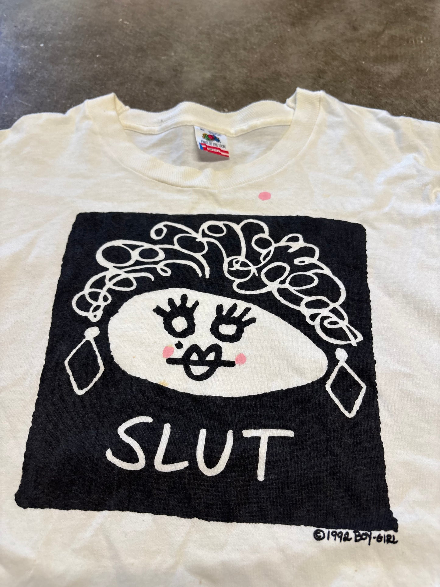 Vintage Slut shirt size XL