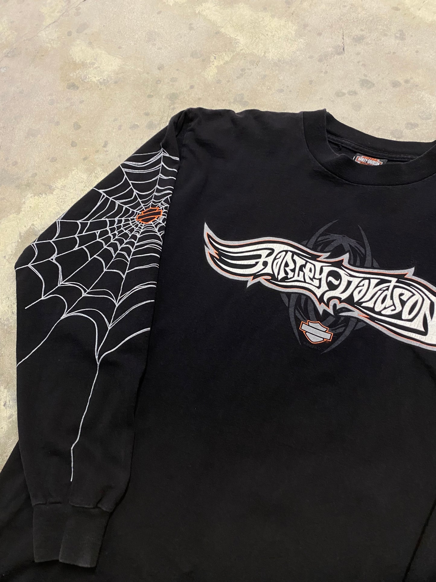 Vintage Harley Davidson SpiderWeb shirt size large
