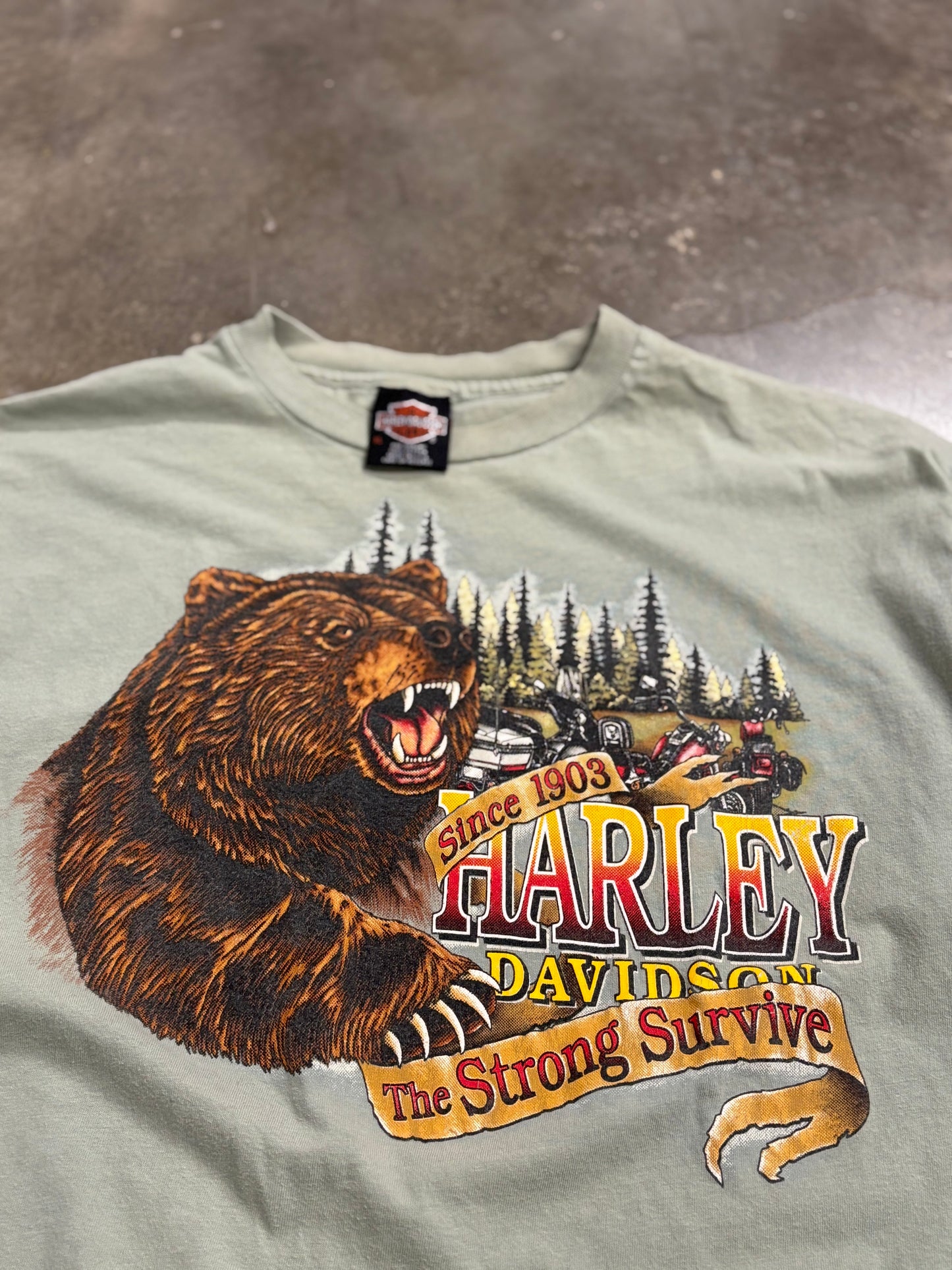 Vintage Harley Davidson the strong survive shirt size XL