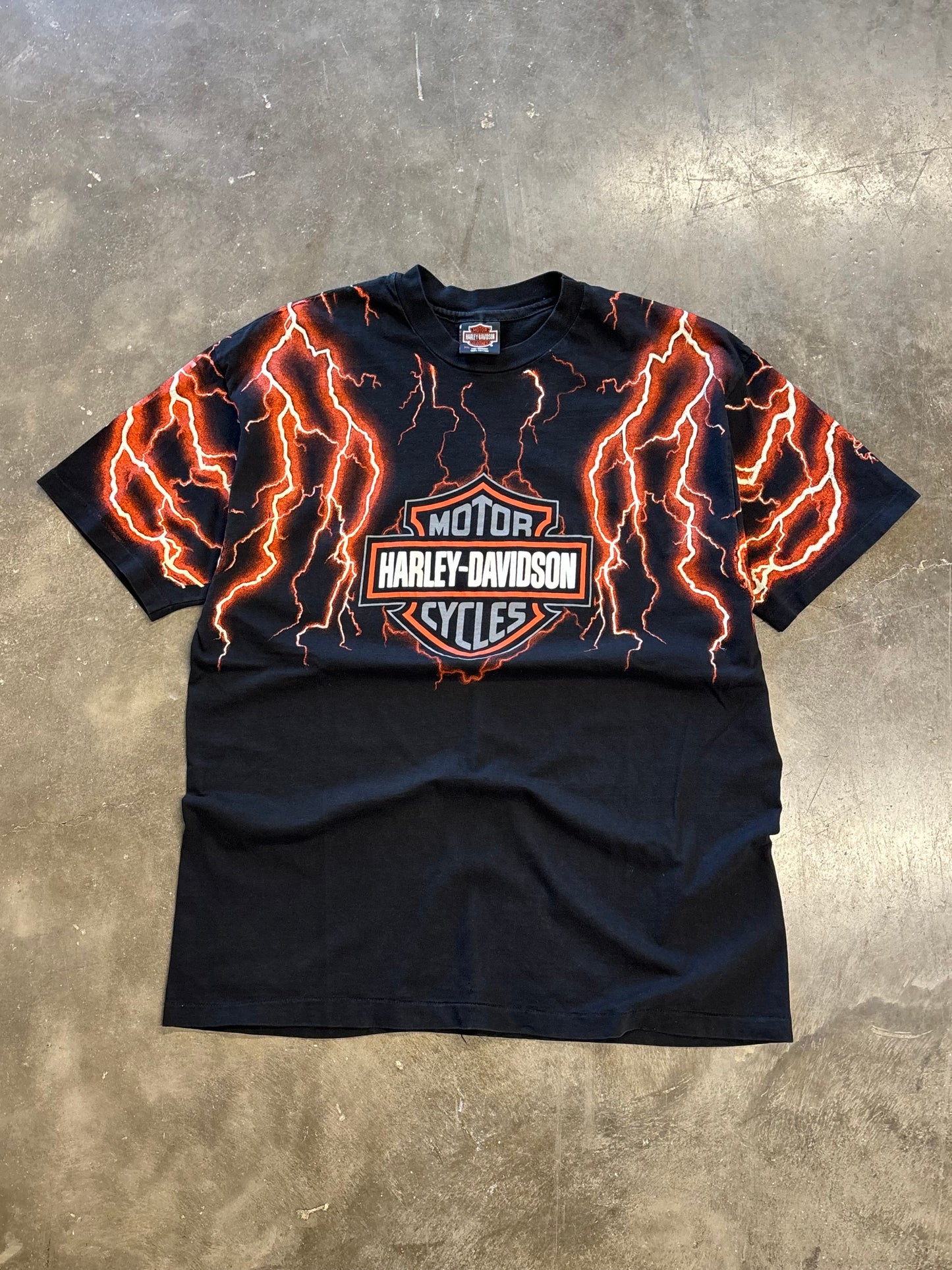 Vintage Harley Davidson Lightning shirt size xl