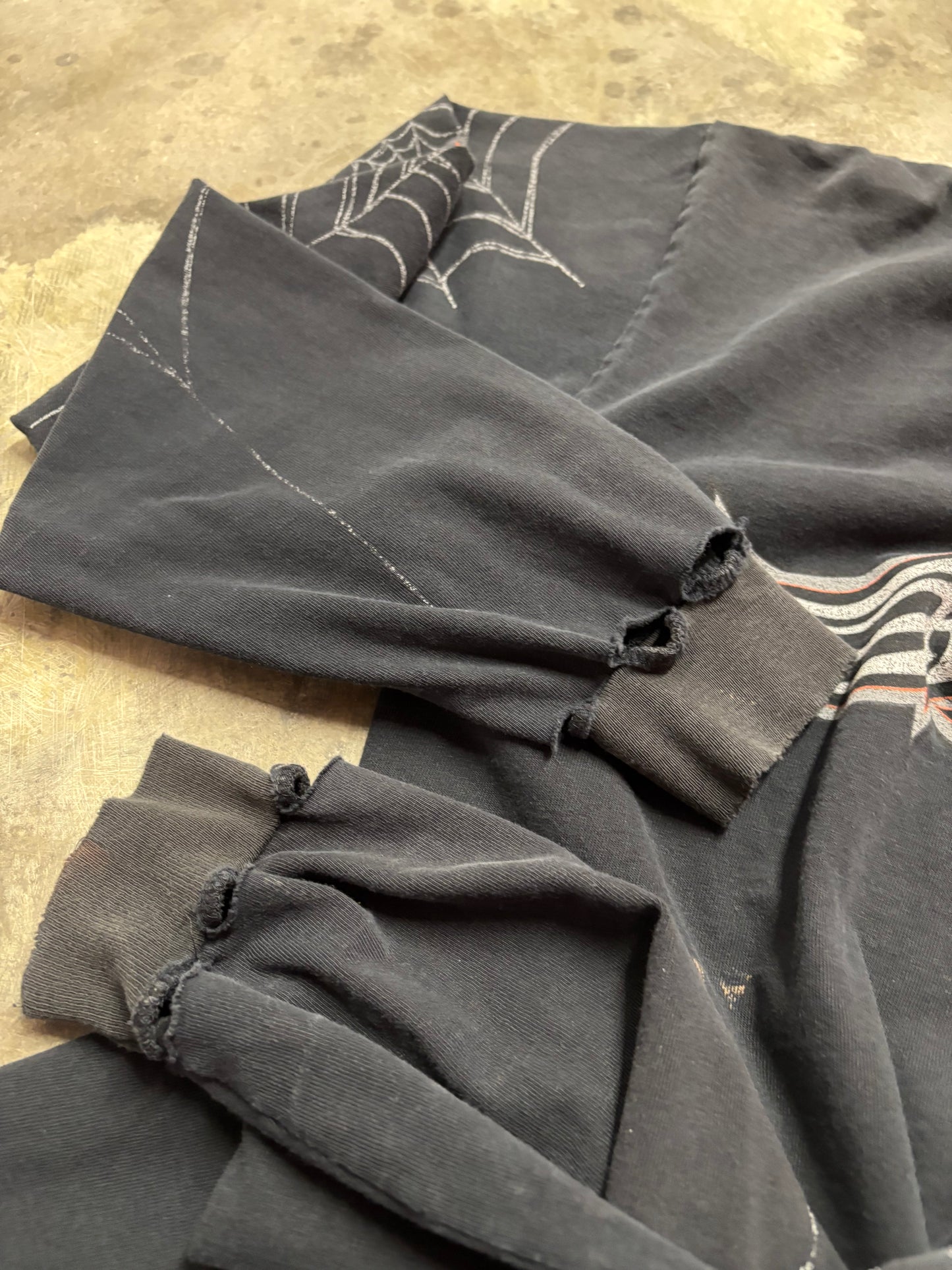 Vintage Harley Davidson Spider Web long sleeve shirt size large