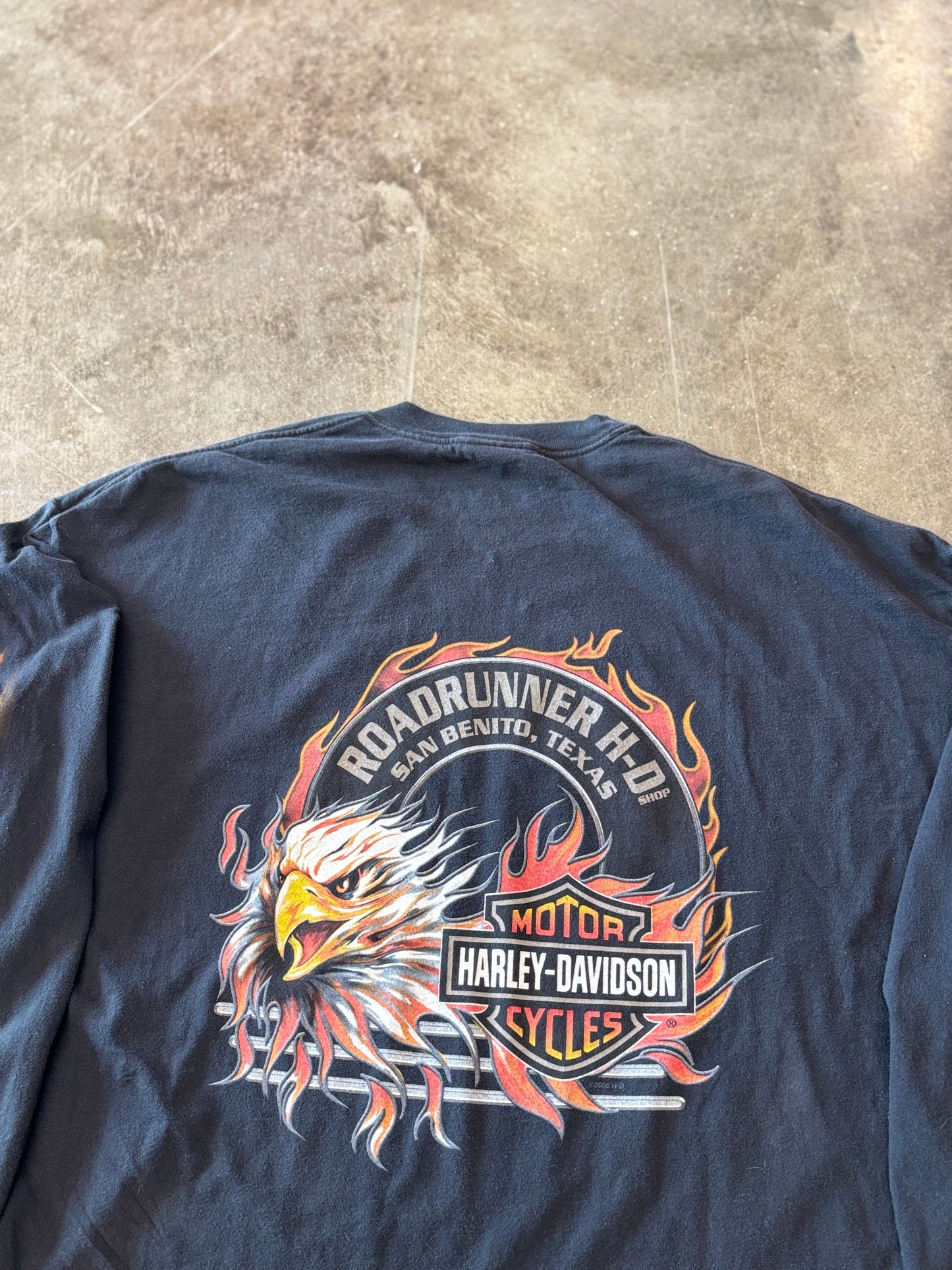 Vintage Harley Davidson Pool Ball long sleeve size xxl
