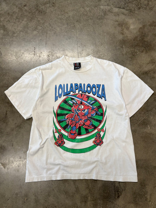 Vintage Lollapalooza Frank Kozik Samurai shirt size XL