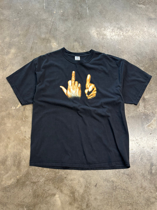 Vintage Middle Finger shirt size xxl
