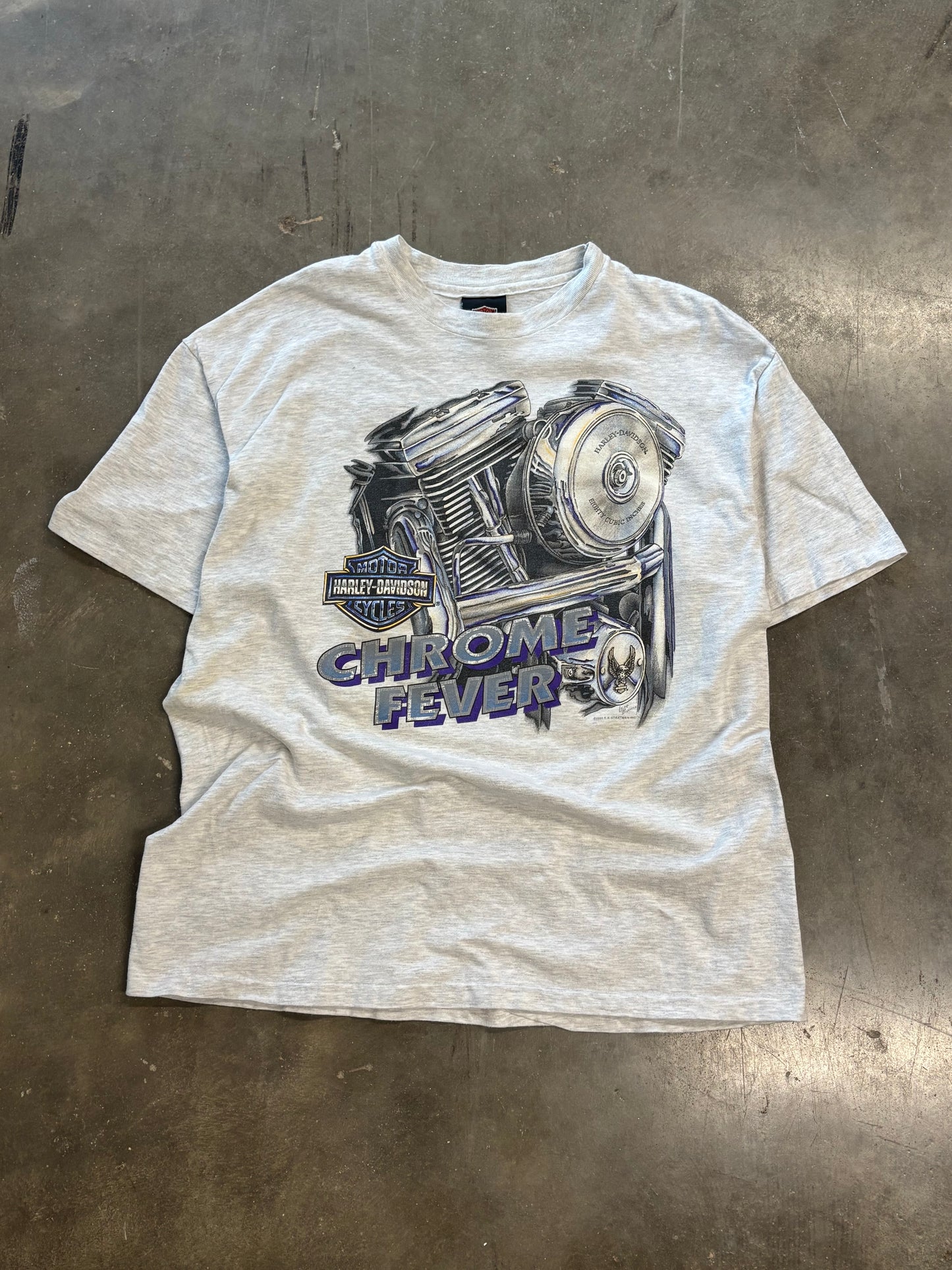 Vintage Harley Davidson Chrome Fever shirt size xl
