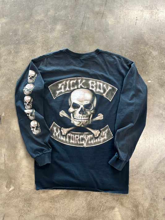 Sick boy motorcycles shirt size large