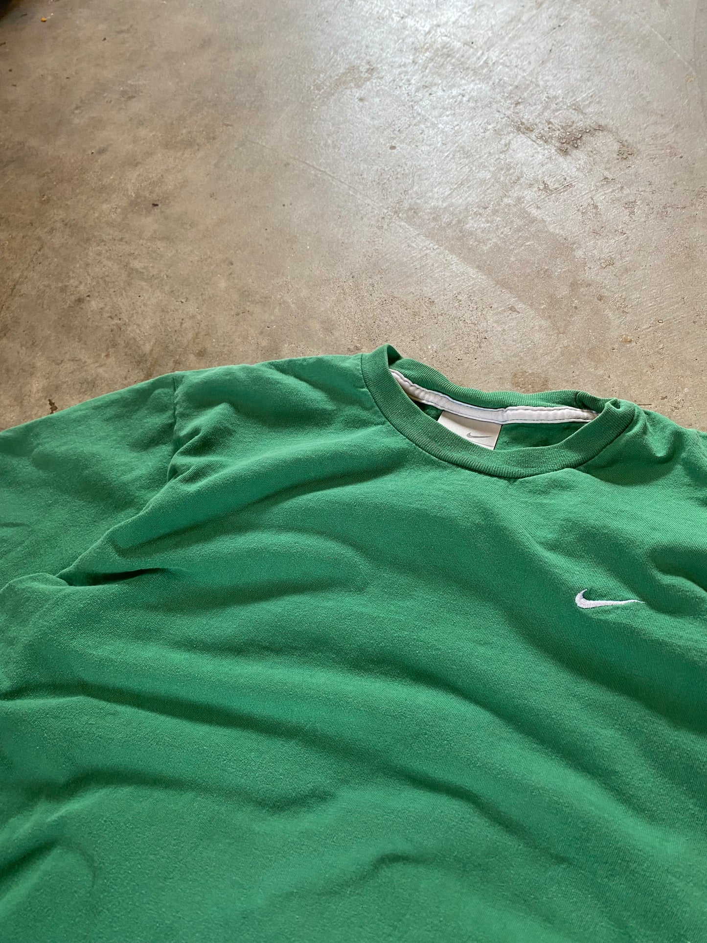 Y2K Earth Tone Nike check shirt size medium/ small