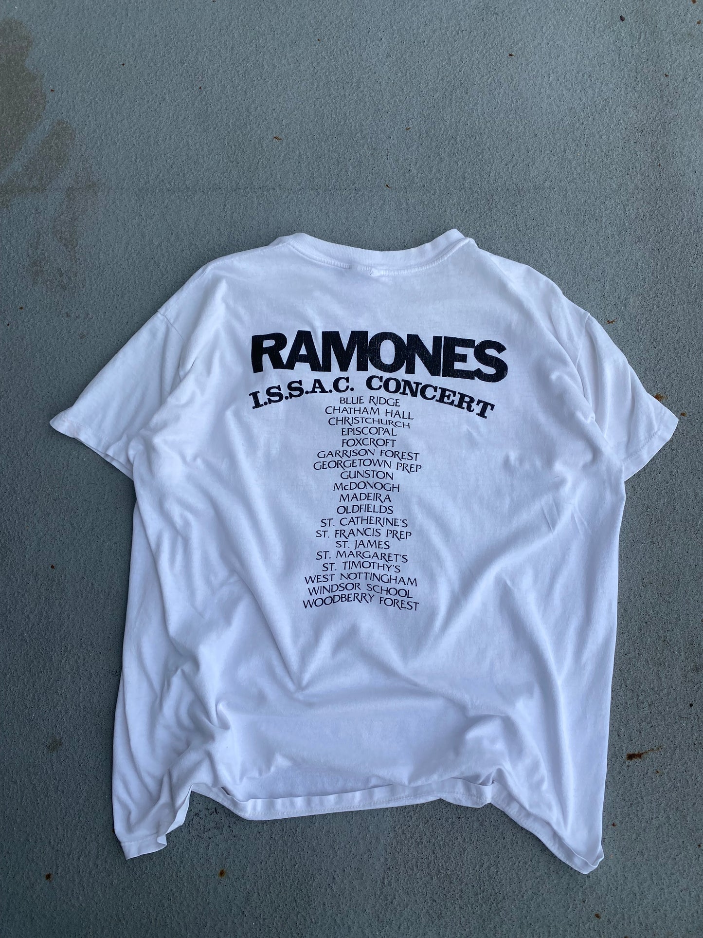 Vintage 80’s Ramones Band shirt Size XL