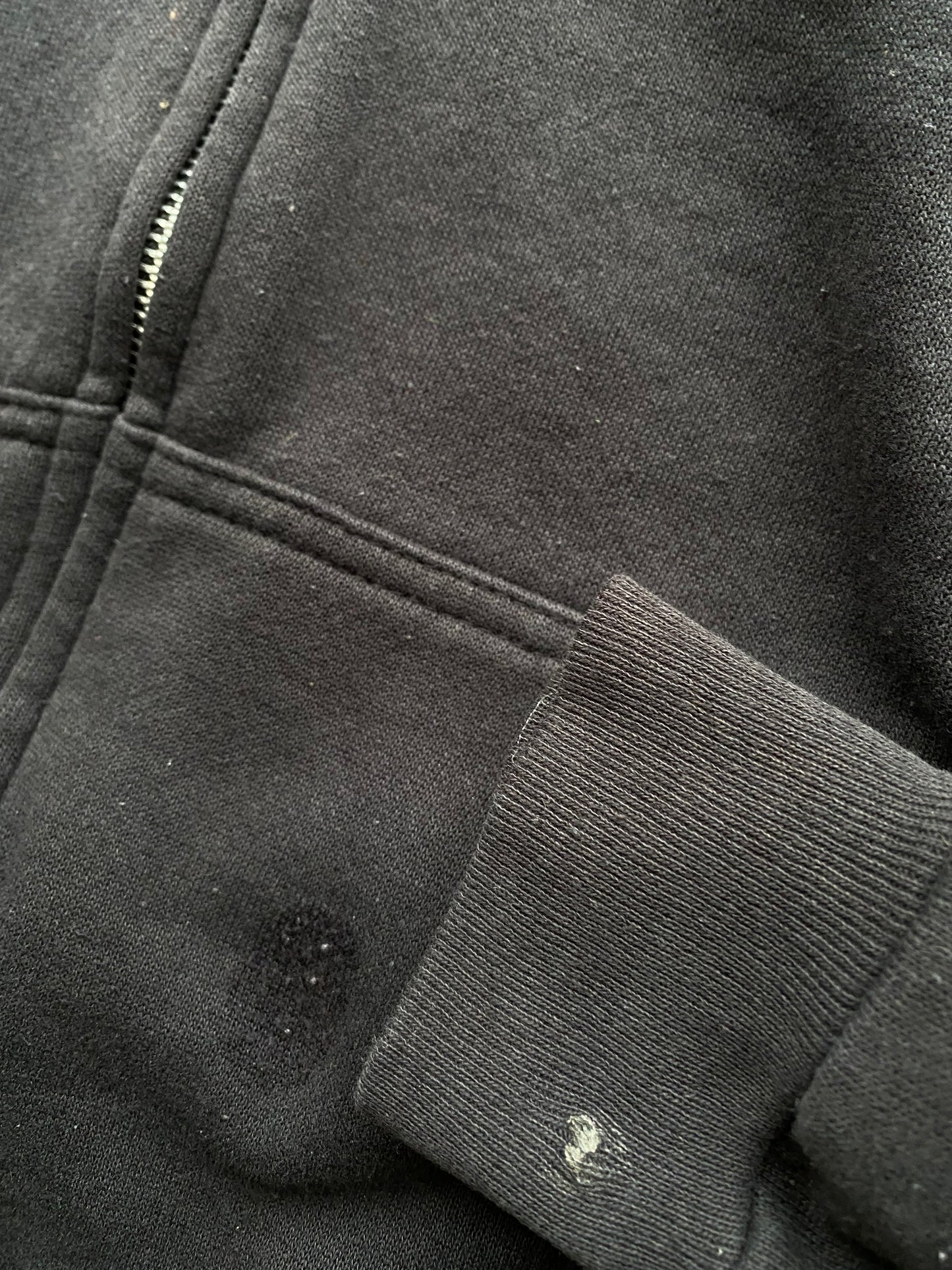 Vintage Harley Davidson Flame logo zip up hoodie size large (read description)