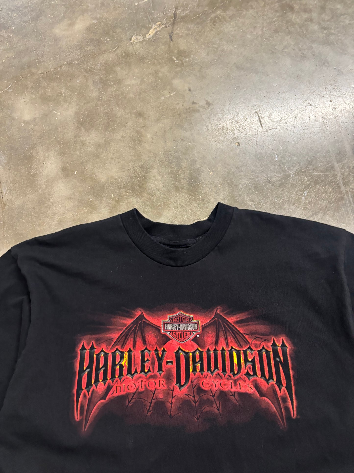 Vintage Harley Davidson Batwing web shirt size extra large