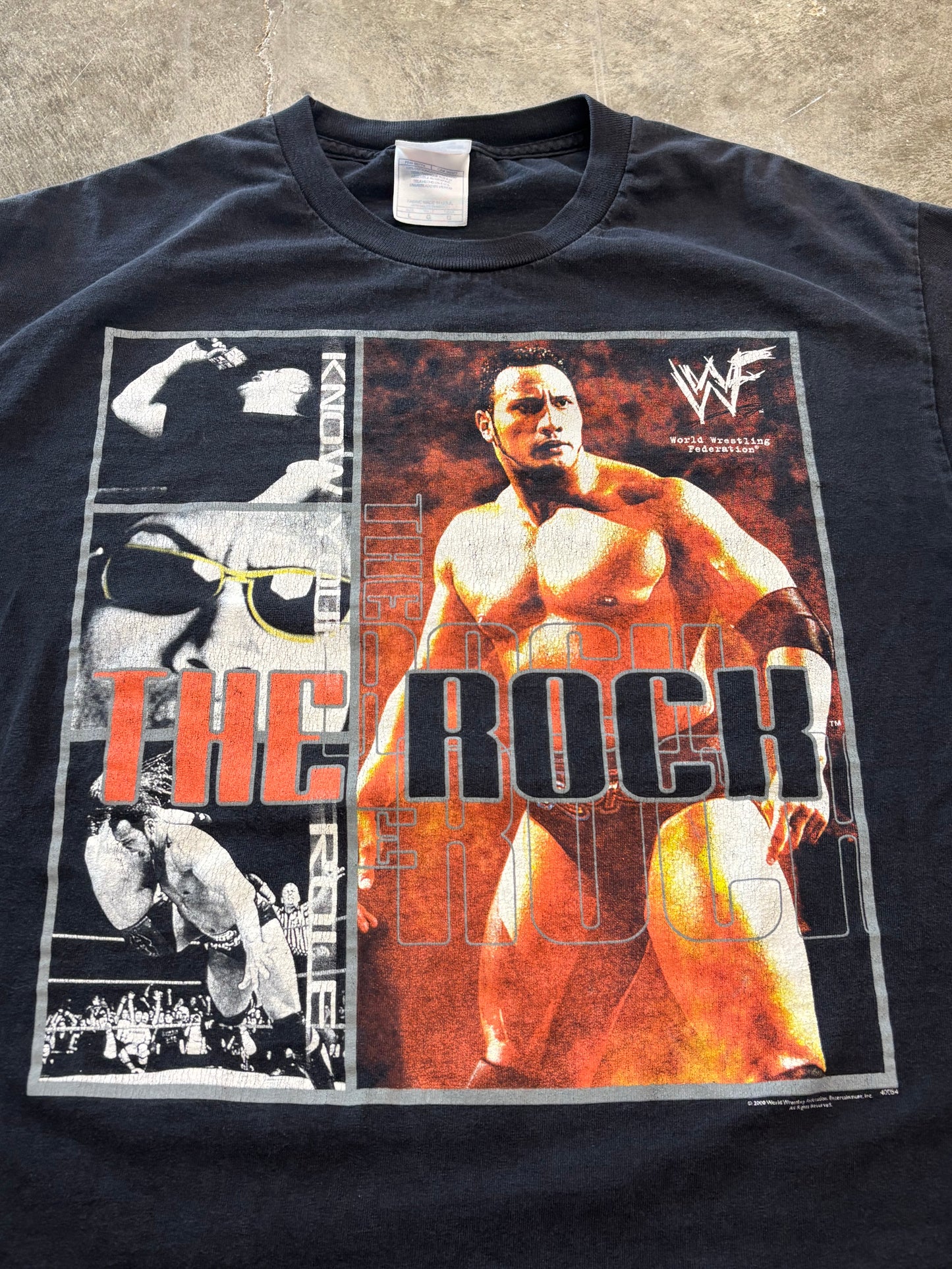 Vintage The Rock shirt size large