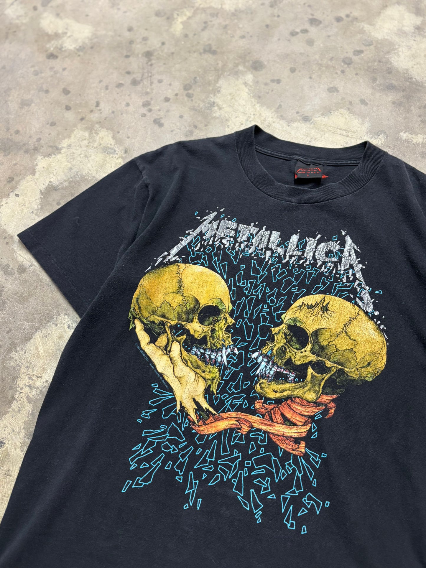 Vintage Metallica Pushead shirt size large