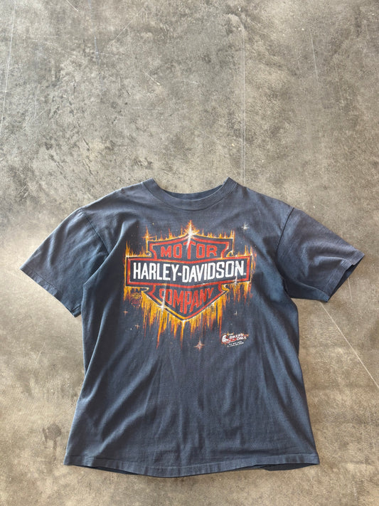 Vintage Harley Davidson for bikers only Noah’s ark shirt size large