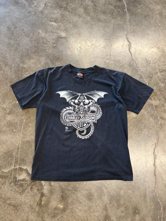 Vintage Harley Davidson gargoyle shirt size large