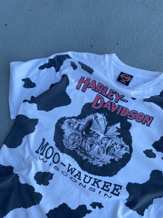 Vintage Harley Moowaukee shirt size large