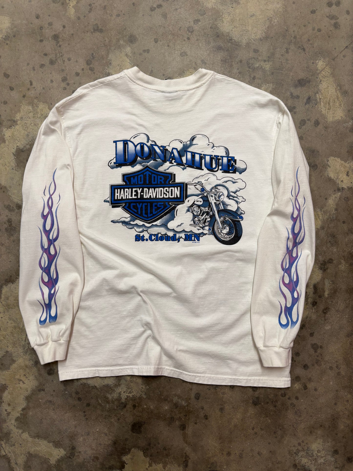 Vintage Harley Davidson Feel the heat long sleeve size extra large