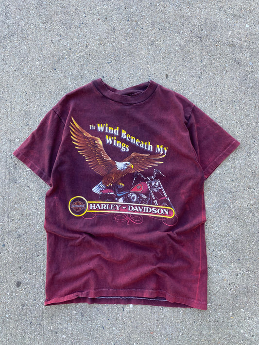 Vintage Harley Davidson the wind beneath my wings shirt size large