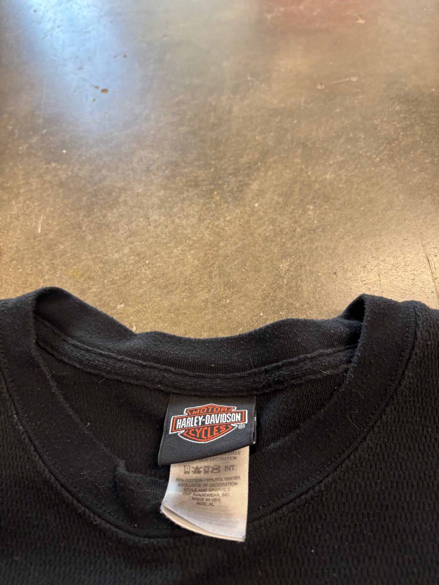 Harley Davidson Skull thermal shirt  size XL
