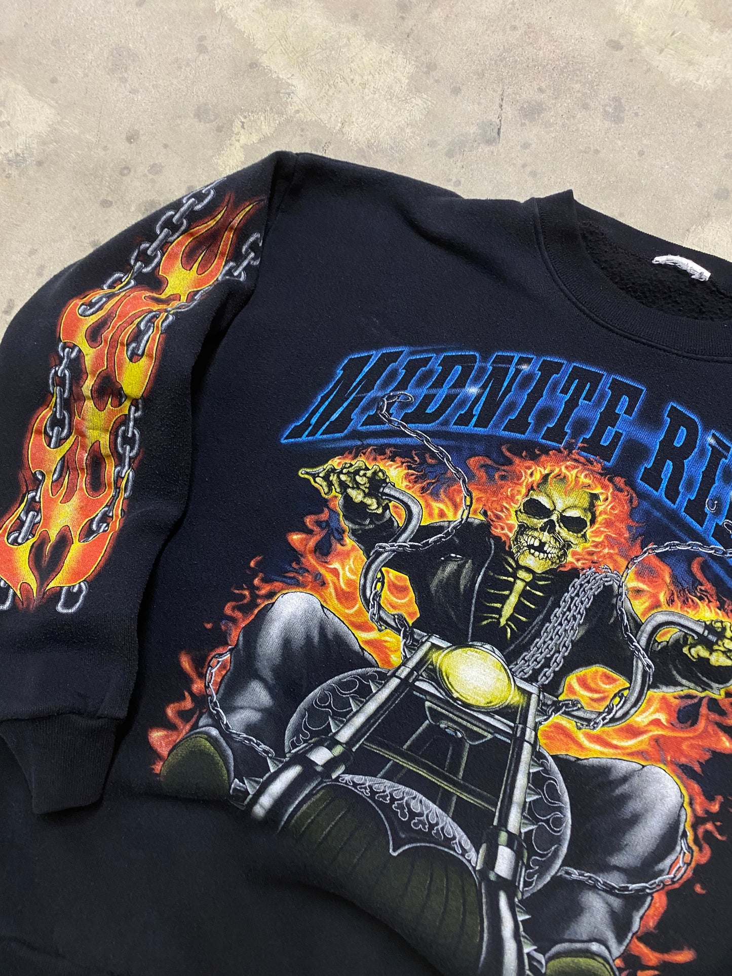 Vintage Midnite Rider sweatshirt size large