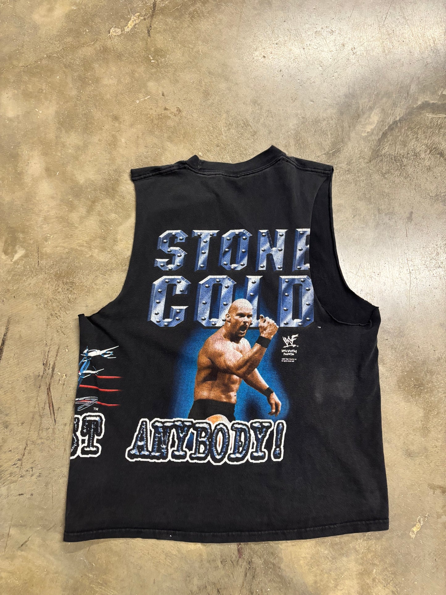 Vintage Stone Cold WWF chop shirt size large