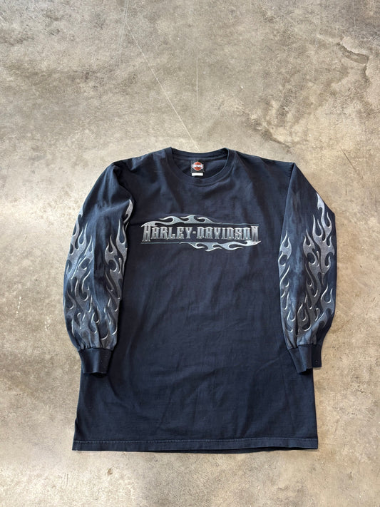 Vintage Harley Davidson chrome long sleeve size xl