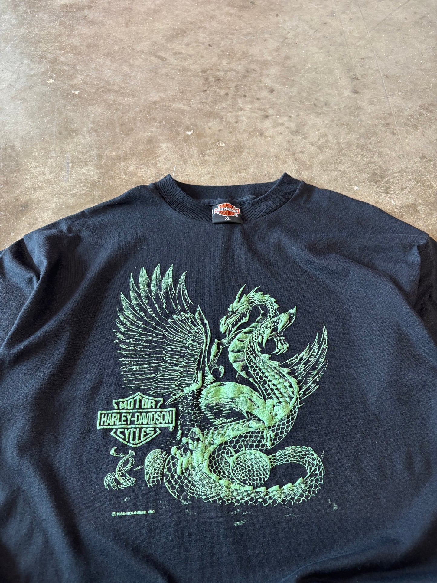 Vintage Harley Davidson the Eagle has landed shirt