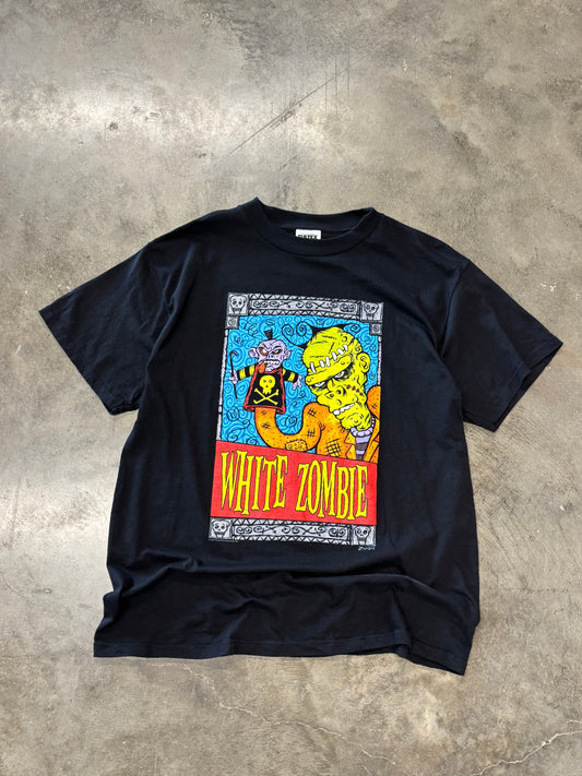 Vintage White zombie shirt size large
