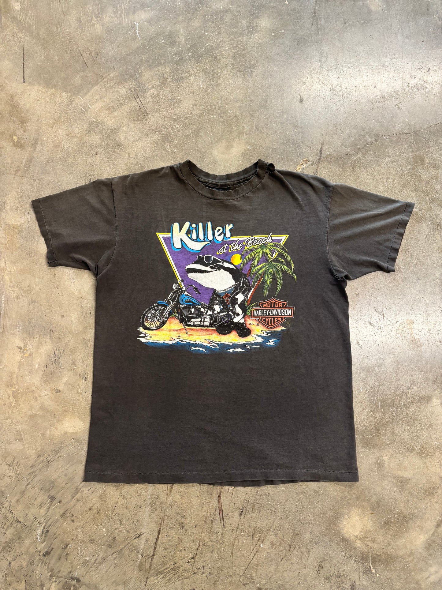 Vintage Harley Davidson Killer at The Beach shirt size XL
