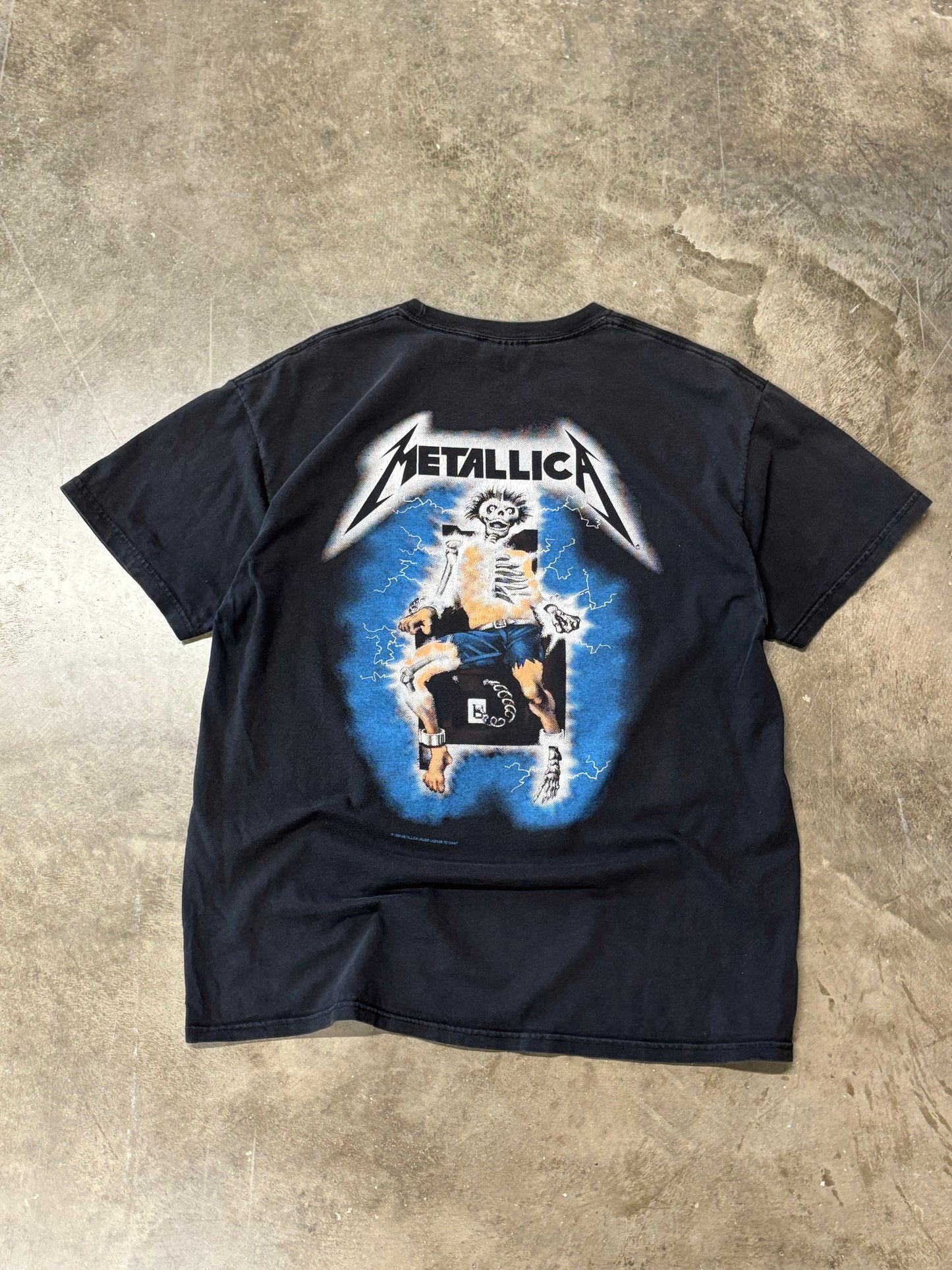 Vintage 2000’s Metallica Ride the Lightning shirt size large