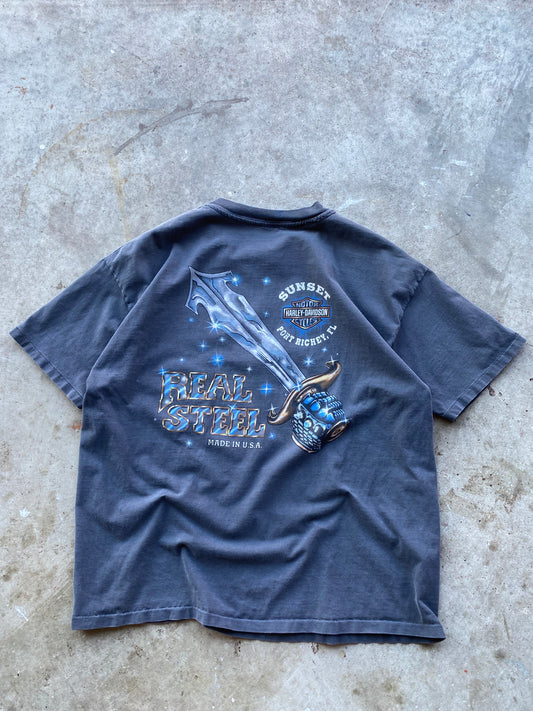Vintage Harley Davidson Real Steel shirt size XXL